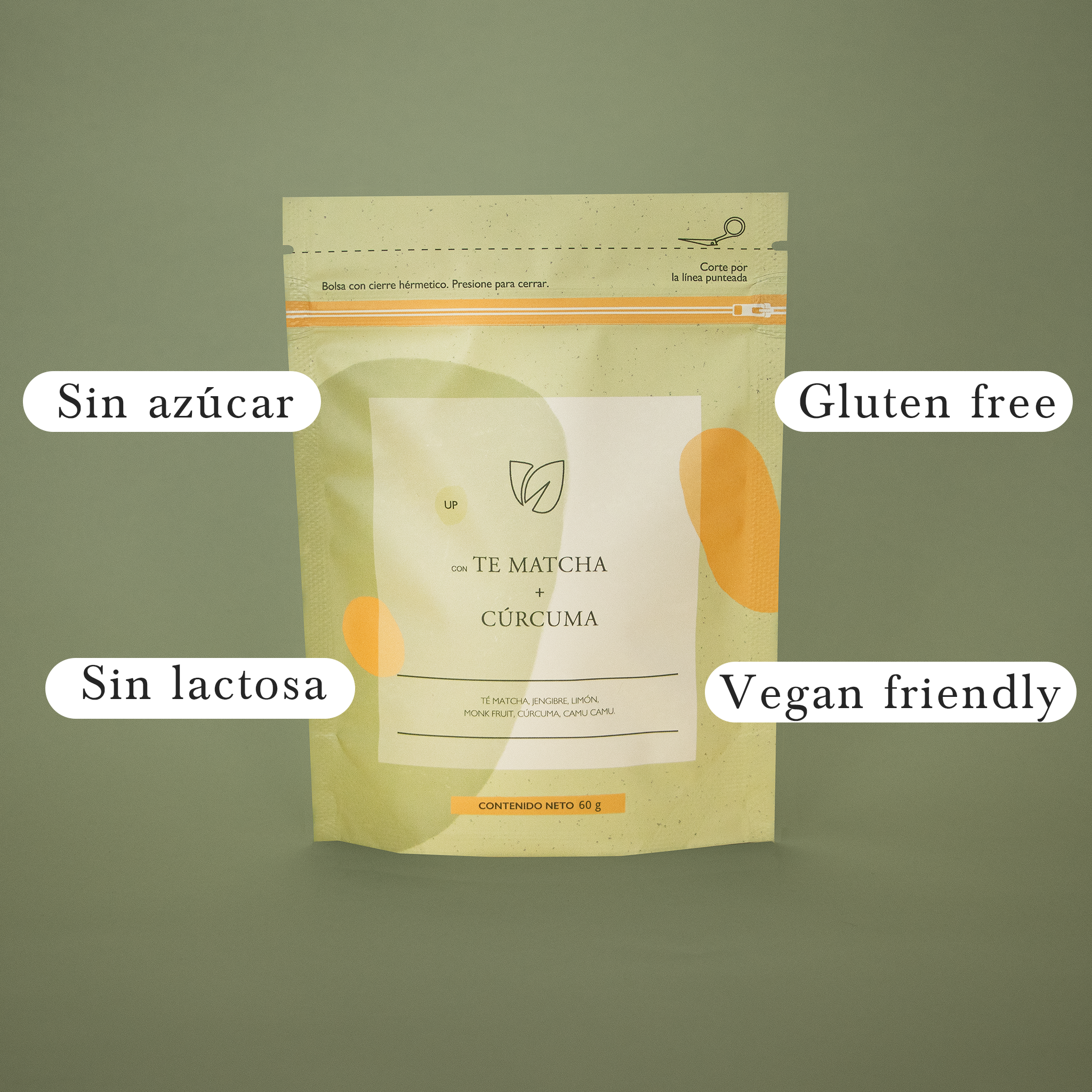 TÉ MATCHA + CÚRCUMA 60 GR